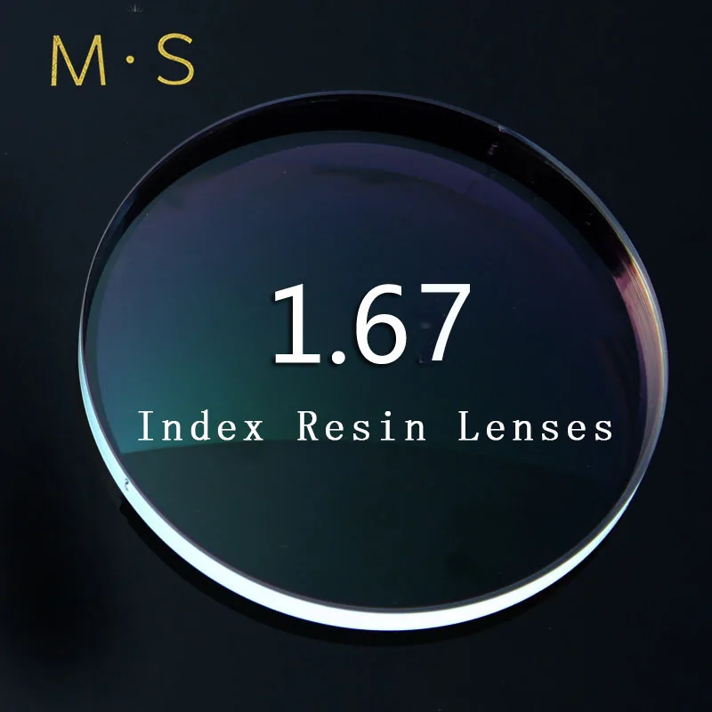 

1.67 Index Prescription Lenses Anti Blue light Ray Computer GogglesCR-39 Resin Aspheric Glasses Lenses for Myopia/Hyperopia