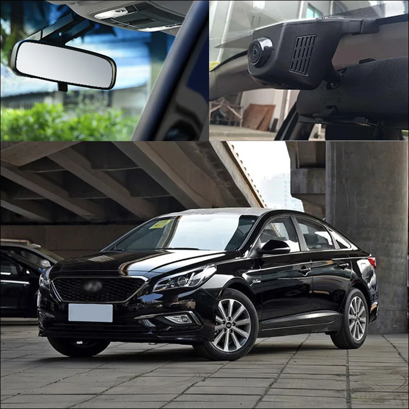 

For Hyundai Sonata 9 Car DVRS 1080P Auto Video Recorder Wifi Hidden installation G-sensor night vision Car Camera Recorder