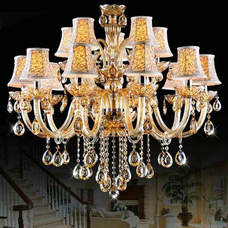 Modern Large chandelier Lighting for living room Hotel Staircase
