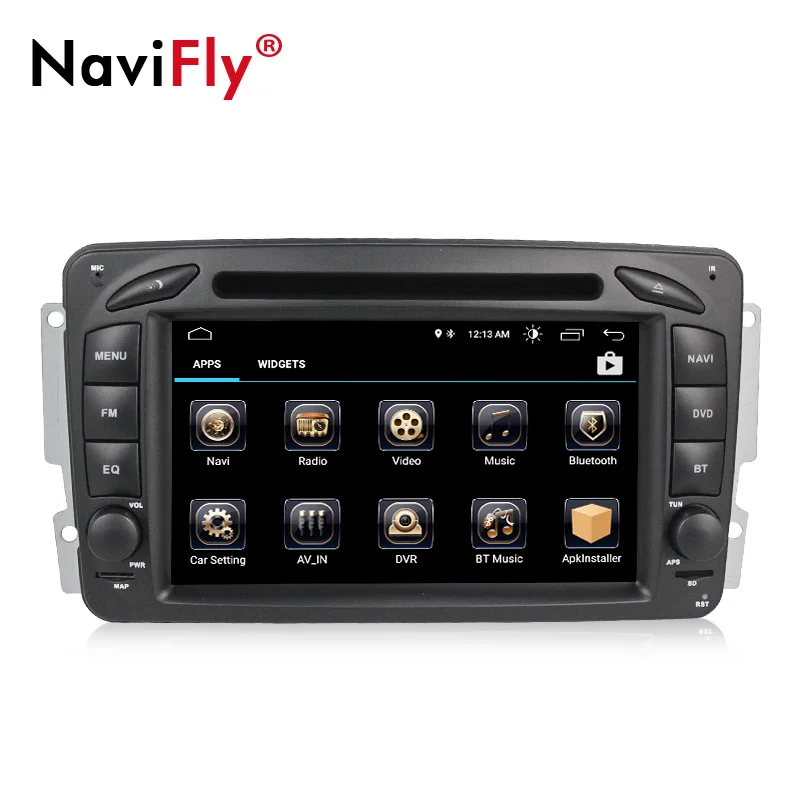 Cheap NaviFly Android 8.1 Car dvd multimedia player radio For Mercedes Benz W209 W203 W168 ML W163 W463 Viano W639 Vito GPS Navi BT 3