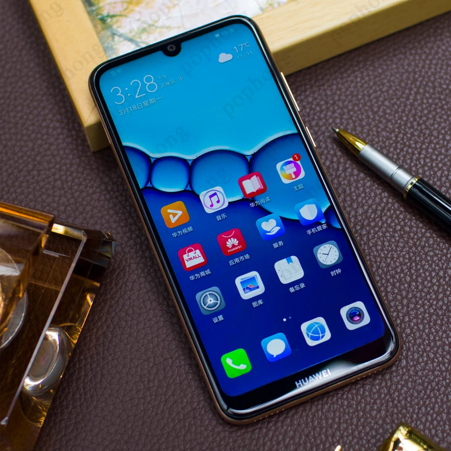 Оригинальный сотовый телефон HUAWEI Enjoy 9e глобальная прошивка 3 ГБ ОЗУ 64 Гб ПЗУ экран