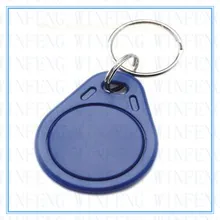 ISO14443A Programmable NFC Tag Waterproof 13.56MHZ Ntag213 Chip Smart Tag RFID Keyfob Keychain for all NFC enabled phones