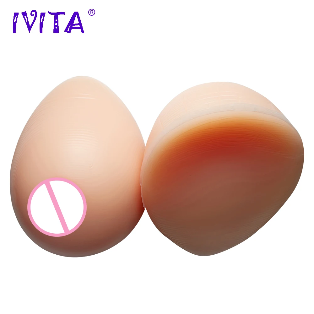 

IVITA 5000g Huge Breast Forms Fake Boobs For Transgender Mastectomy Enhancer Drag Queen Cosplay Realistic False Breast Form