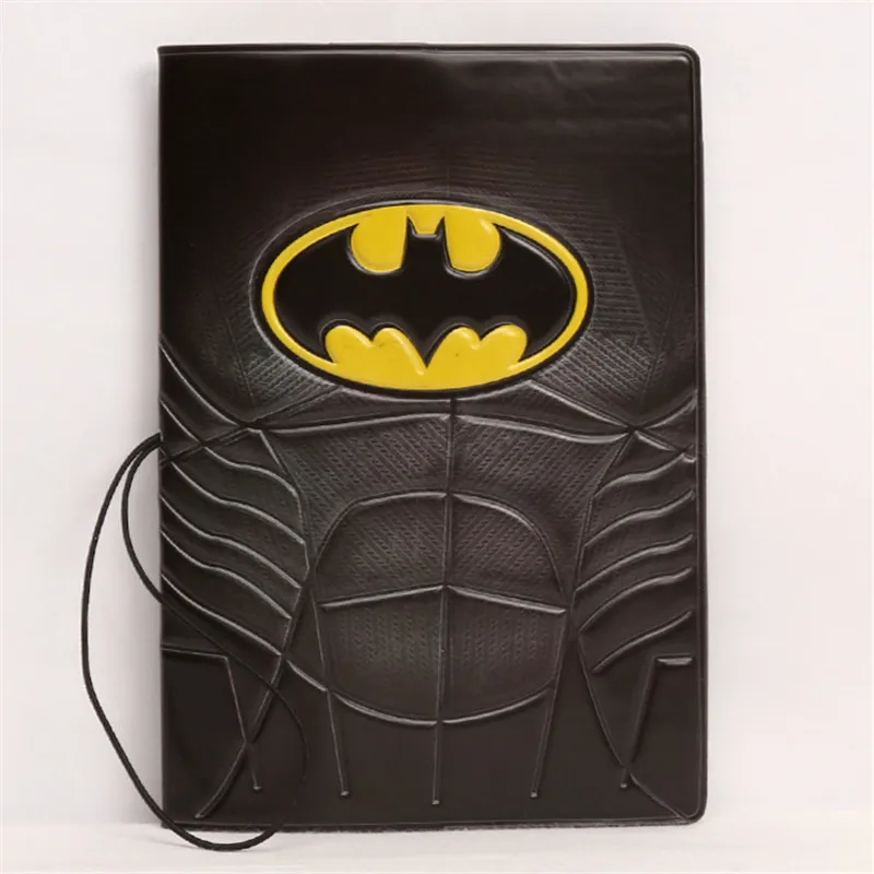 

14*9.6CM Cartoon Batman Passport Holder ID Card Holder 3D Embossed PVC Leather Business Card Bag Passport Cover Protective Case