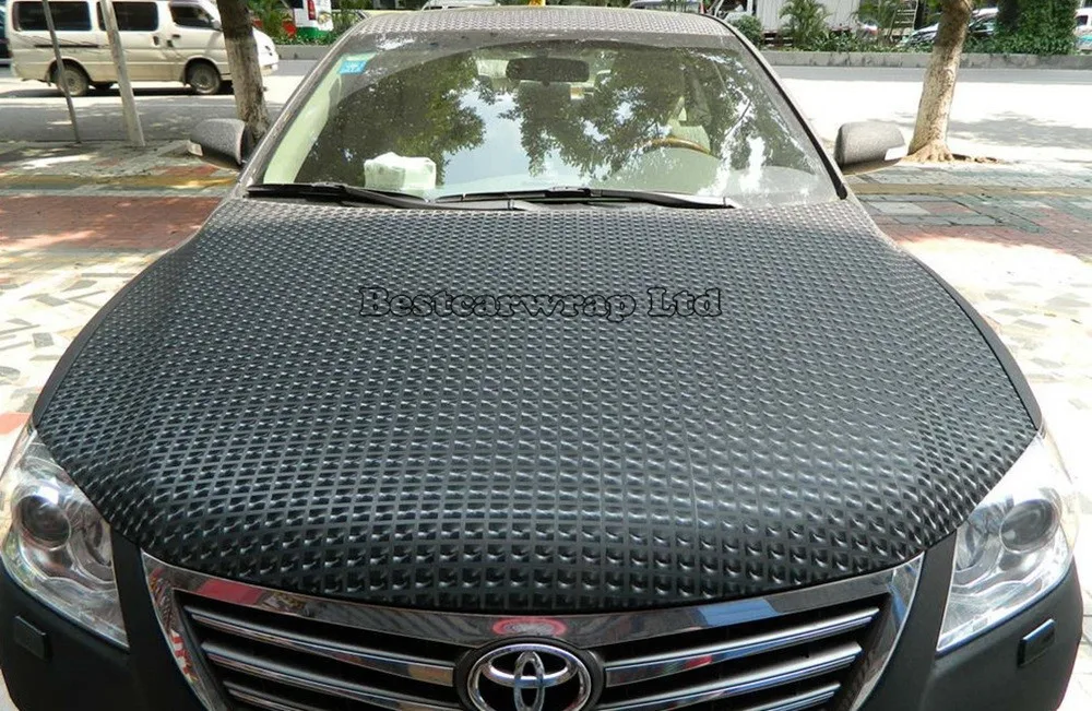 4D Cat eye Black Vinyl wrap 5D Vinyl Glossy wrapping Film (2)