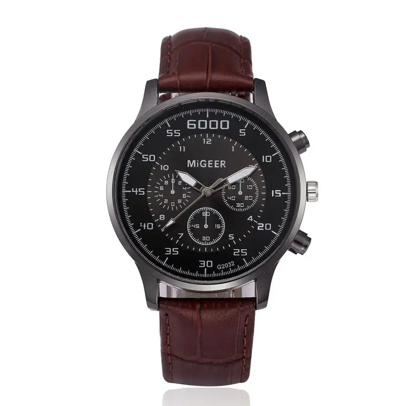 Кварцевые наручные часы Часы мужские кожаные простой пряжкой Montre Femme Элитный бренд аналоговые часы 17NOV28