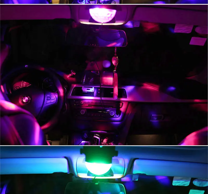TRANSCTEGO диско-светильник USB вечерние лазерные для автомобиля DJ волшебный шар Звуковое управление движущаяся лампа головной автомобиль диско-проектор сценический светильник s