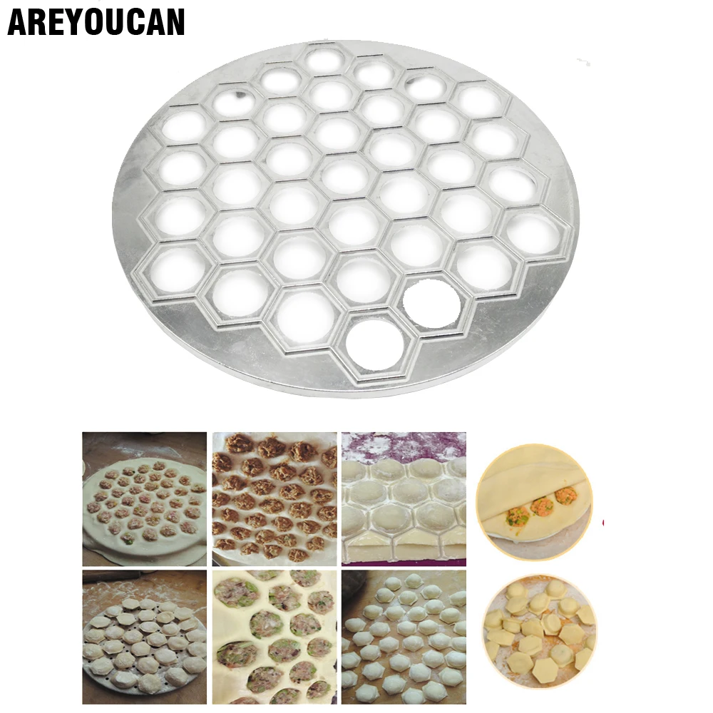 

37 Holes Ravioli dumplings Tool maker mold Aluminum Samosa Cooker russian pelmeni maker Dumplings Making Mold