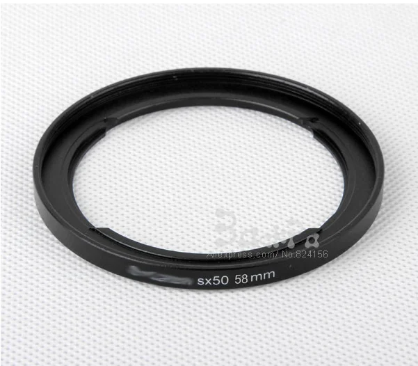 

Fit 58mm uv cpl nd filter thread lens adapter ring for CAN0N powershot sx50 HS camera lens accessories sx50 to 58mm diameter