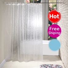 Современная 3D занавеска для ванной с пузырьками, Водный куб, занавеска для душа, для ванной, декоративная, утолщенная, сохраняет тепло, анти-плесень, экологичная