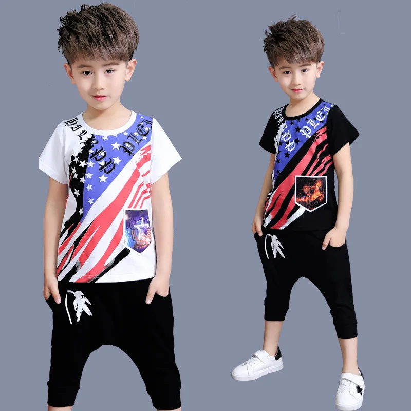 

New 2017 Boys Girls Clothes Sweater 2pcs Children's T Shirt + Pants Cloth Outwear Clothes Clothes Children Set Kids For Boys Set