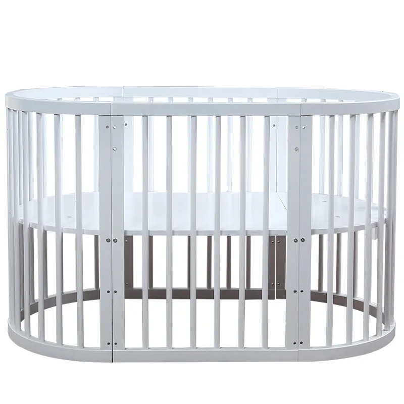 Baby Bed Solid Wood Newborns Baby Bed European Multifunction Bb