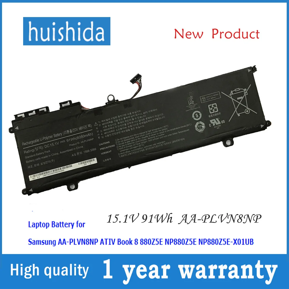 15 1 V 91Wh AA PLVN8NP New Laptop Battery For Samsung Ativ Libro 8