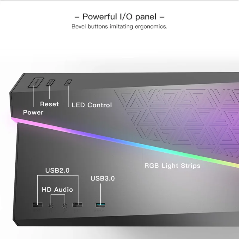 Aigo Flash PC чехол для компьютерных игр ATX Mid Tower USB 3 0 портов компьютера шасси бесплатно