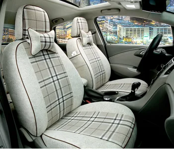 

linen car seat covers customized cushion set for Chevrolet camaro Blazer SPARK SAIL EPICA AVEO LOVA cruze Optra 560 610 630 730