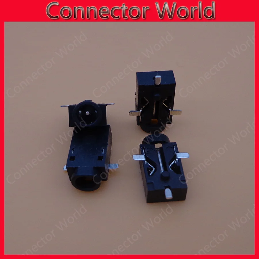

10-200pcs PDA Widely Using 3pin SMT Power DC Jack micro usb Connector Socket, Hole dia 2.5mm 0.7mm, Size 9.5x5x3mm 3 pin 3pin