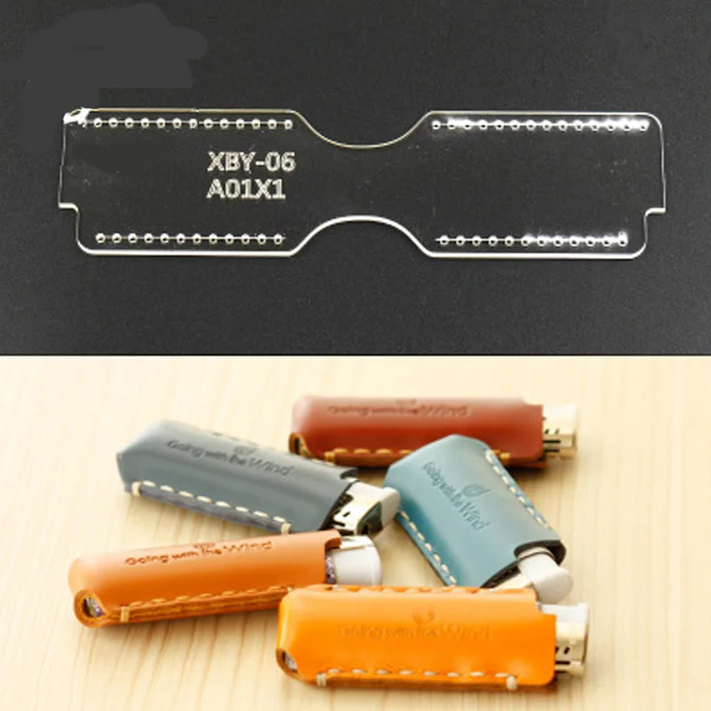 

Laser Cut Acrylic Template Pattern Leather Craft Pattern DIY Stencil Sewing Pattern 7x10.6x1cm