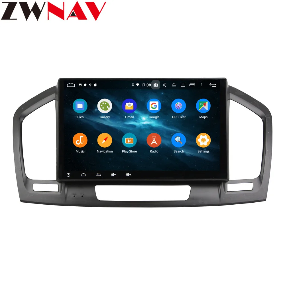 10," Android 9 4+ 64G DSP ips нет DVD плеер автомобиля gps навигация для Opel Insigina 2009-2012 головное устройство мультимедийная лента рекордер