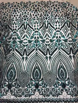 

special 5 yards/pcs 3d embroidered African french lace net tulle fabric Jolin-92819 with super quality