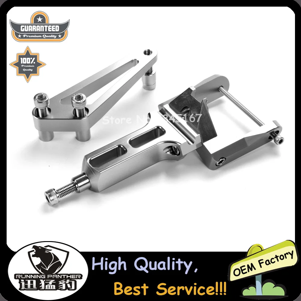 

CNC Motorcycle Steering Damper Stabilizer & Bracket Mounting Set for Honda CB1300 2003 - 2011 Linear Reversed Safety