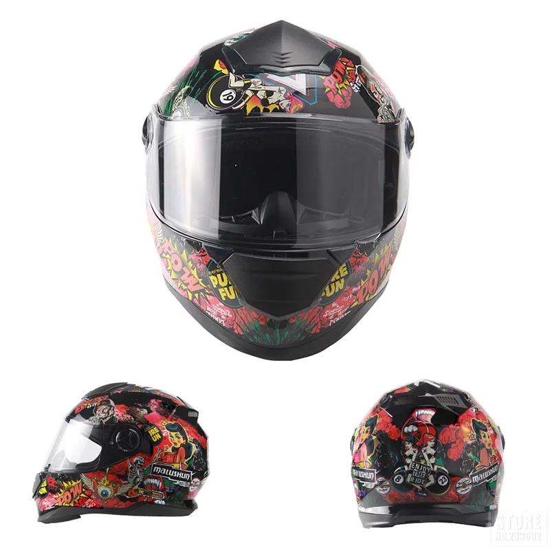 Бренд NITRINOS полный шлем для верховой езды шлемы Capacete двойной объектив защитный шлем хорошее качество ECE
