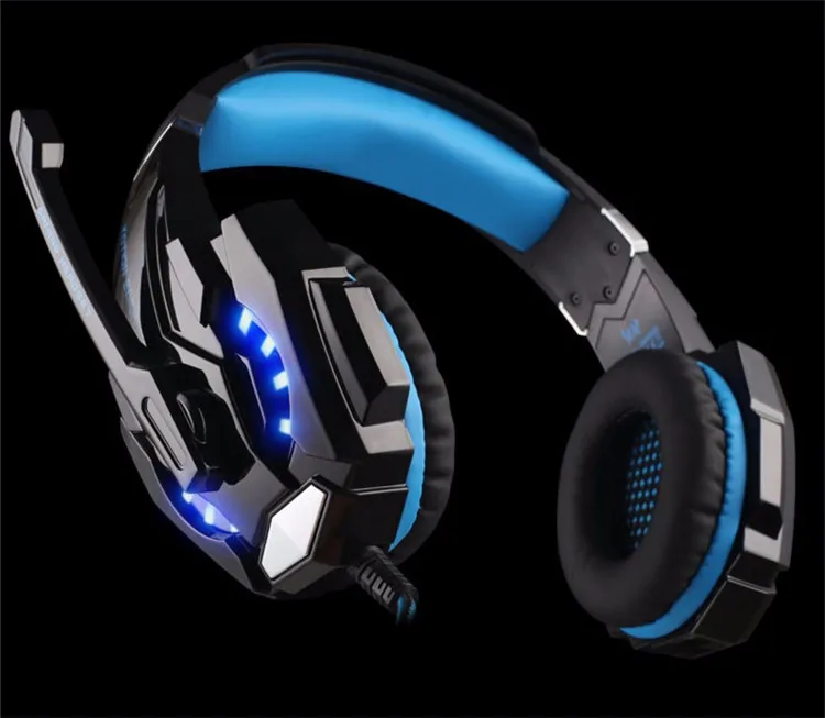 SOKELYG9000 USB Gaming Headphones With Microphone 7.1 Surround Sound Game Headset LED Light For Laptop Tablet PS4 PC (13)