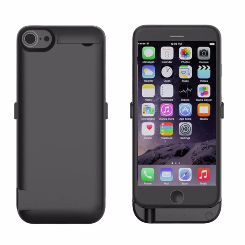 Goede 10000 mah power case voor apple iphone 7 acculader case Backup Power Cover Pack Smart Power Bank Voor iPhone7 Batterij Case