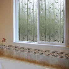 Статического цепляться! Украшение для матирования оконного стекла пленка adnesive пленка 45 см x 300 см