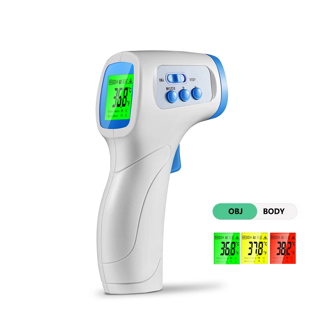 

Yongrow Baby Thermometer Infrared Body Thermometer Non Contact Forehead Body/Object Temperature Measure IR Device for Fever Baby