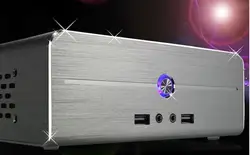 Настольный Компьютер i3 4 Г 500 Г Алюминия htpc мини-пк hd mini хозяин новое прибытие q8 обучение