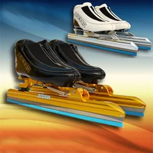 JEERKOOL Ледовые коньки Для женщин Скорость рисунок Ледовые коньки углерода/стекловолокна Металл фиксации местоположения Ножи гоночная обувь blade IC4