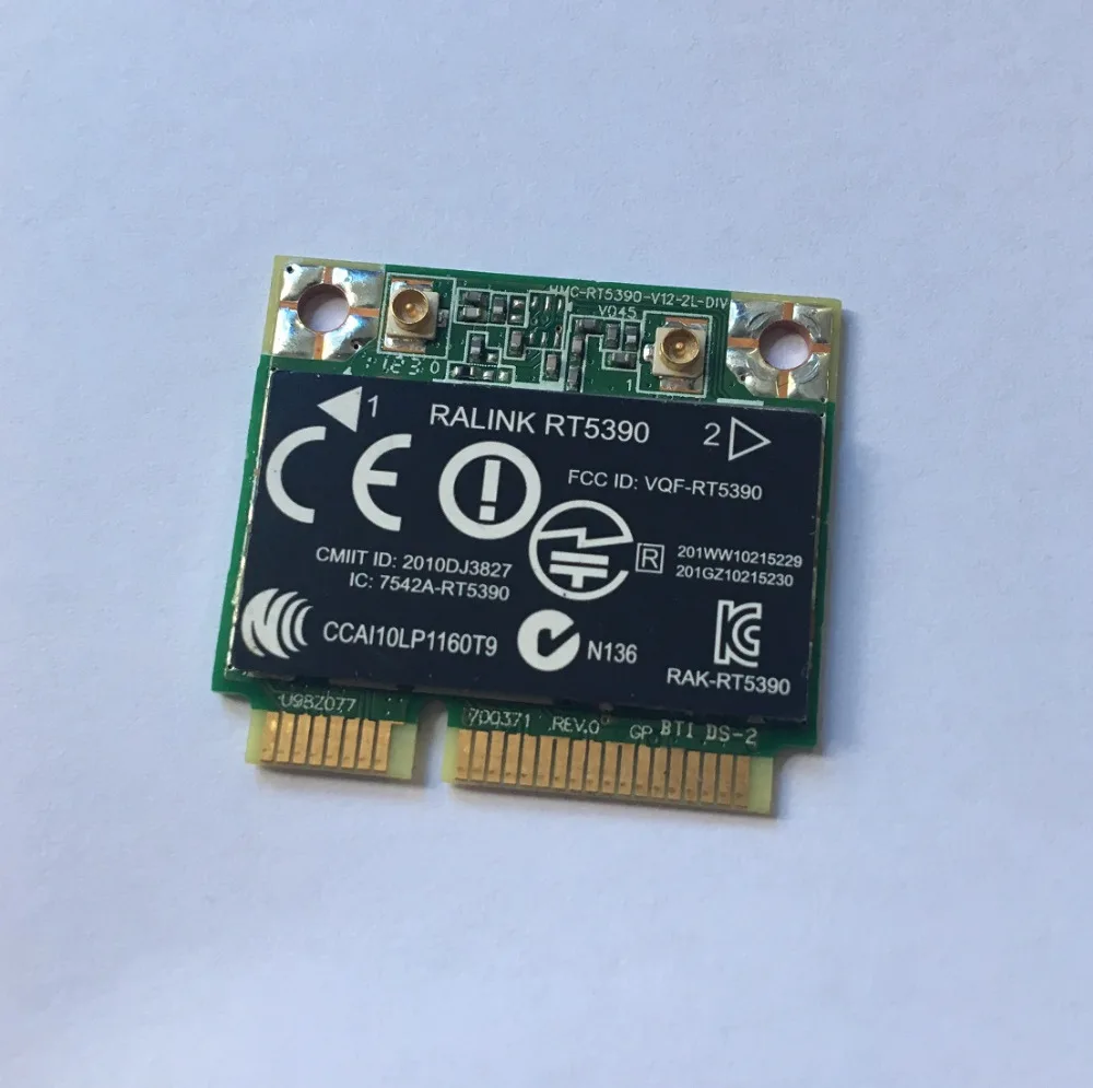 

SSEA Wholesales Wireless Card for HP TPN-Q110 G6-2328TX Q68C Q72C RT5390 Half Mini PCI-E 802.11 b/g/n 300Mbps SPS:630703-001