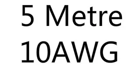 4 6 7 8 10, 11, 12, 13, 14, 15, 16, 17, 18, 20, 22, 24, 26 28 30 AWG теплозащитные мягкий силиконовый проводной кабель для RC Heli Drone высокое Температура - Цвет: 5 Metre 10AWG