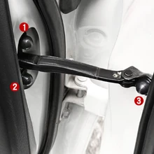 Modificação 12 pces para camry 2018-2019 do tampão de parafuso antiferrugem da capa protetora do parafuso do limitador da porta