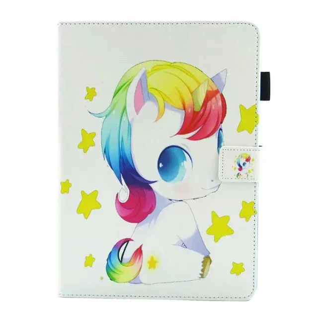 Чехол для планшета iPad 4 iPad 3 iPad 2 hoesjes милый мультяшный Единорог чехол оболочка Fundas для iPad 2/3/4 чехол Coque Etui+ стилус - Цвет: D