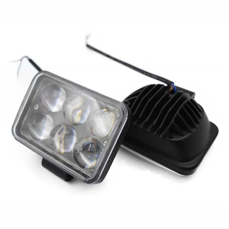 

2pcs 18W LED Work Light 12V 24V Car Auto SUV ATV 4WD AWD 4X4 Offroad LED Driving Fog Lamp Motorcycle Truck Headlight 10v-80v