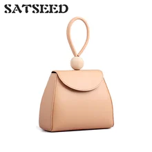 Новые японские корейские Оригинальные новые женские сумки Простые Оригинальные кожаные сумки кастаньеты из бисера Мори сумка-чехол для ноутбука простые однотонные