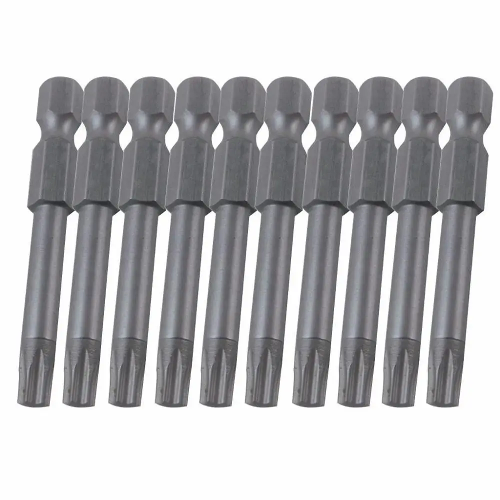 50mm Length T25 Tip Torx Screwdriver Bits 10 Pcs on Salesin
