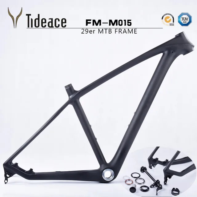 Cheap 29er Bicicleta mountain bike carbon bicycle frames racing frame 142x12 and 135*9 compatible MTB carbon frame
