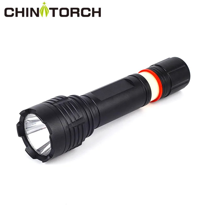 

LED Tactical Flashlights Water Resistant Zoomable Torch Light For Outdoor Portable Camping Flash Light 18650 Battery Included