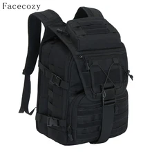 Facecozy Outdoor Camping Hiking Waterproof Military Backpack Men&Women Softback Travel Unisex Tactical Backpack Climbing Mochila