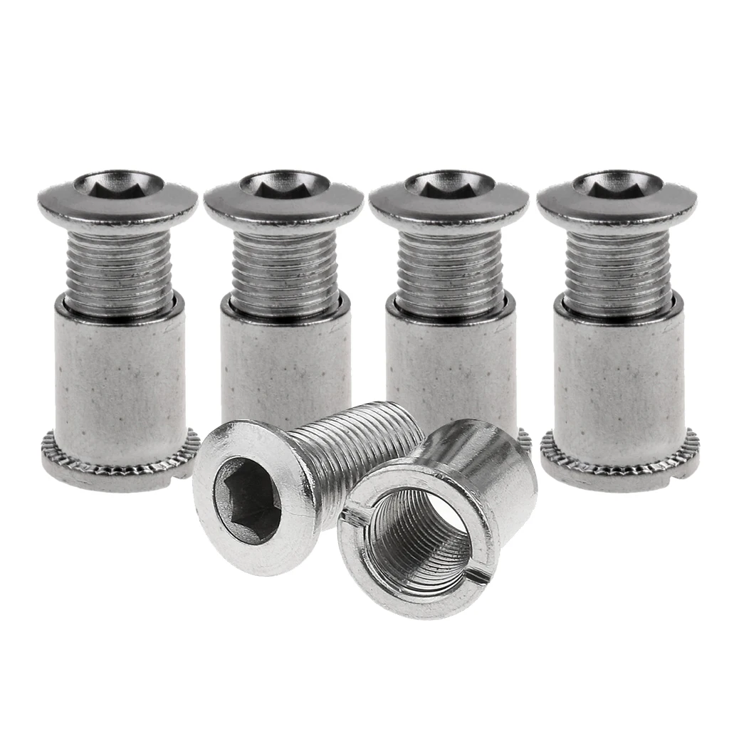 10 Pairs Bike Crankset Bolts Crank Bolts Crank Arm Bolt Silver A C Practical and Durable