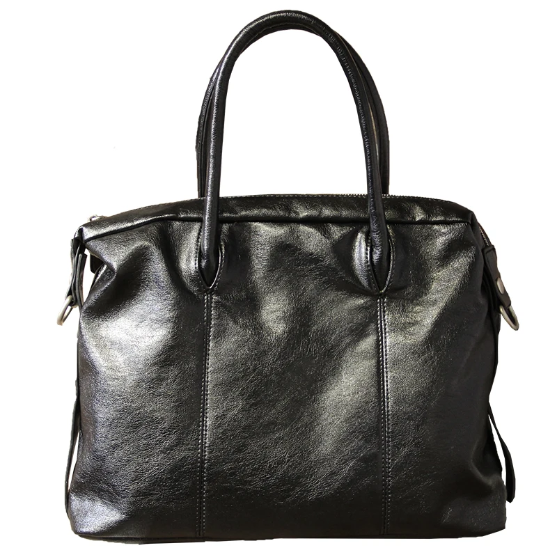 

2019 new men's handbag business briefcase simple Korean PU Leather High-grade Vogue Travel Bags Tote Laptop Computer Bag