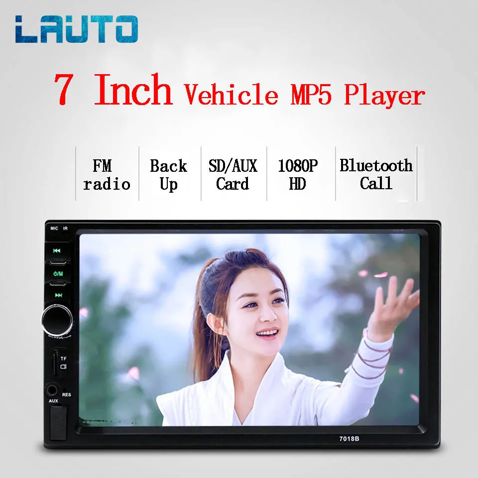 

LAUTO 7018B 7" Touch Screen 2din Car Radio Auto 2din Car MP5 Player FM Bluetooth Multimedia Player Rear View Camera
