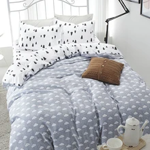 4 шт. наборы постельного белья для младенцев Хлопок Дети 1,5 м 5 футов кровать одеяло покрывало простыня наволочка для мальчиков девочек подарок