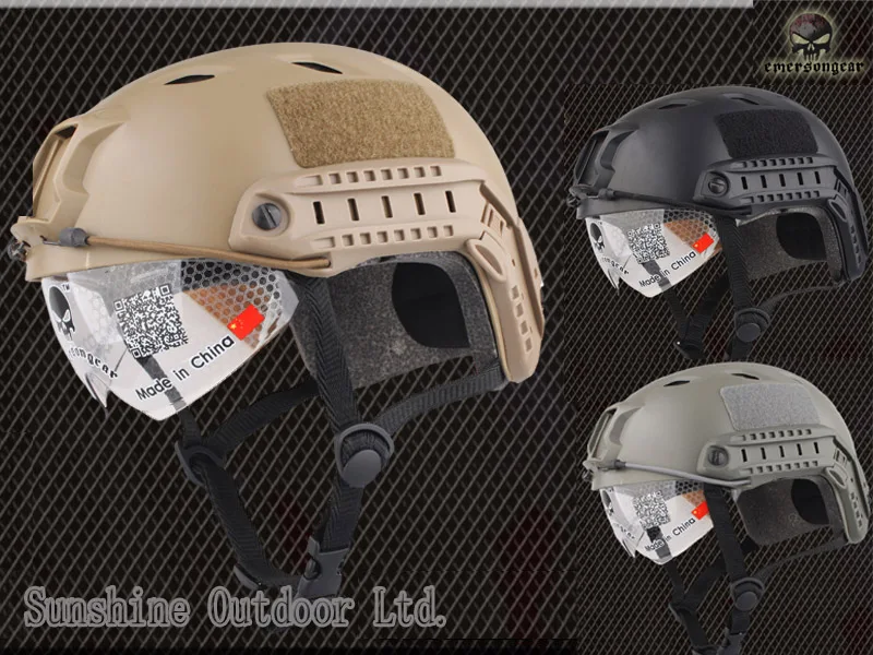Emerson gear FAST Helmet With Protective Goggle BJ Type Helmet tactical
