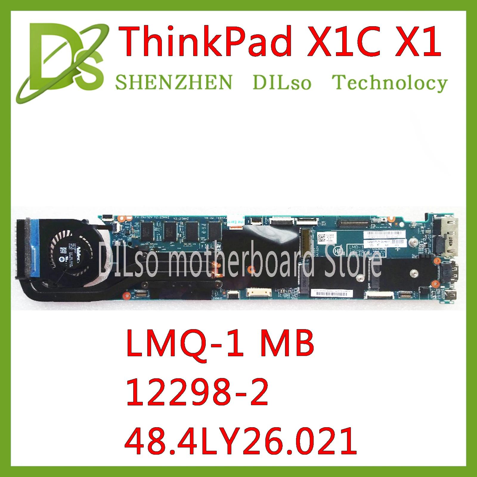 Very best  KEFU 12298-2 FOR Lenovo ThinkPad X1 X1C Laptop Motherboard LMQ-1 MB 12298-2 48.4LY26.021 I5-4210U 8