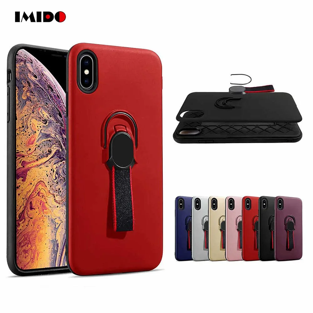 Чехол для телефона IMIDO iPhone X XS MAX XR 8 7 6 6S Plus 5 5S SE силиконовый чехол-подставка из ТПУ |