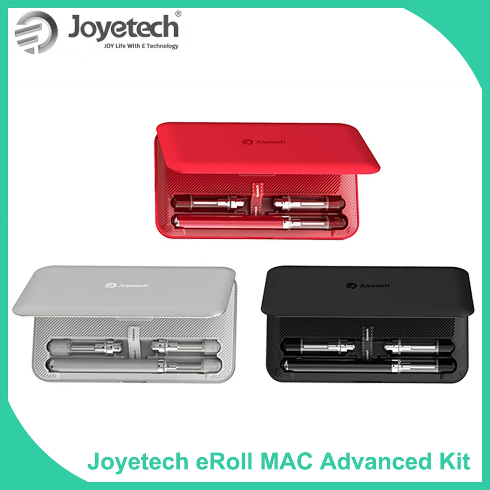 

Original Joyetech eRoll MACs Advanced Kit With 180mAh Built-in Battery 2000mAh PCC Kit 0.55ml Cartridge eRoll-C E-Cig