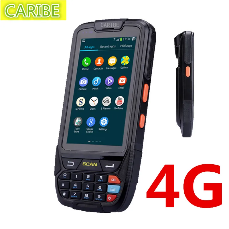 CARIBE 1D الباركود ماسحة 2 + 16 GB كمبيوتر محمول باليد المساعد الشخصي الرقمي في الصناعة و 125 K RFID قارئ CARIBE 1D الباركود ماسحة 2 + 16 GB كمبيوتر محمول باليد المساعد الشخصي الرقمي في الصناعة و 125 K RFID قارئ